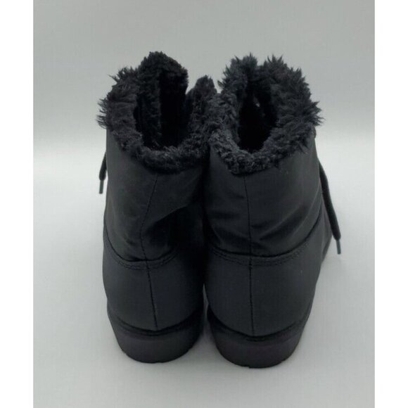 Original Rugged Outback Womens Ankle Boots Black Waterproof 7.5 Sherpa Grunge - Picture 5 of 13